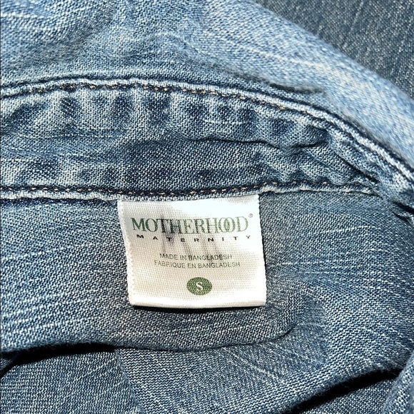 Motherhood maternity Denim Button-Up Shirt - Picture 7 of 7